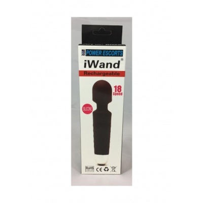 Masażer do ciała IWAND 20 cm czarny silikonowy - 1 2