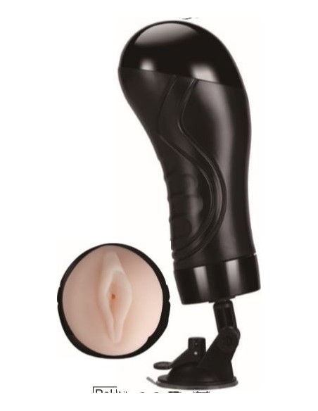 Masturbator Z Wibracją Bull Power Black  Wallmounted - Masturbatory i Sztuczne pochwy - 1