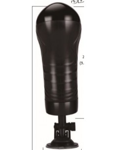 Masturbator Z Wibracją Bull Power Black  Wallmounted - Masturbatory i Sztuczne pochwy - 1 2