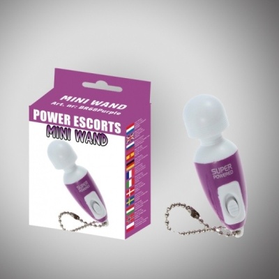 Wibrator Mini Wand 6,5 cm fioletowy - 1
