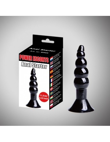 Buttplug Anal Starter Black  Anal Plug 11,5 Cm - Korki analne pozostałe - 1