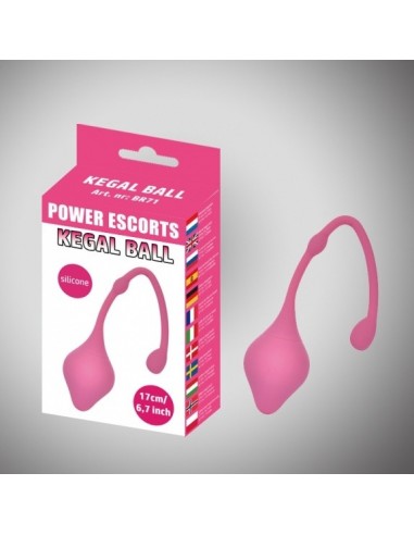 Kulki gejszy Kegal Ball Pink Silicone 17 Cm X 3,1 Cm - Kulki Gejszy Podwójne i Pojedyncze - 1