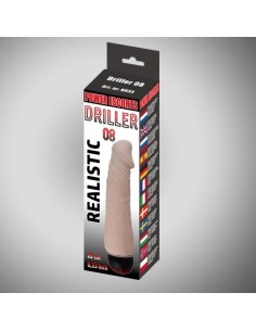 Wibrator Driller 08 Flesh 22 Cm Realistic - Wibratory Realistyczne - 1 2