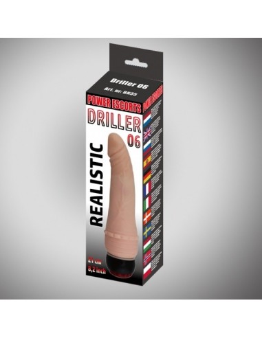 Wibrator Driller 06 Flesh 21 Cm Realistic - Wibratory Realistyczne - 3