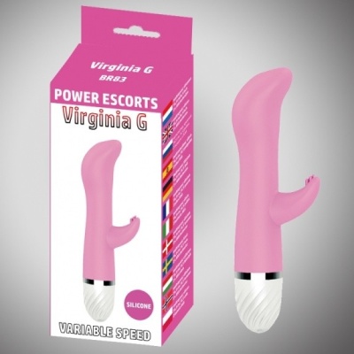 Wibrator punktu G Virginia G 17 cm, różowy, 10 prędkości - 1