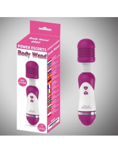 Masażer Bodywand Purple 18 Cm 10 Speed - Wibratory Magic Wand - 2