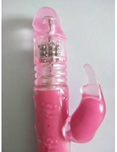 Wibrator króliczek Bunny g pink rechargeable rabbit 25 cm - Wibratory Króliczki - 1 2