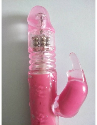 Wibrator króliczek Bunny g pink rechargeable rabbit 25 cm - Wibratory Króliczki - 2