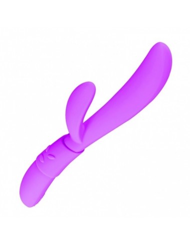 Wibrator Warm Welcome  Purple Heat Function  G Spot Vibrating Rech 23 Cm - Wibratory Króliczki - 1