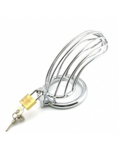 Metalowa Klatka Na Penisa Z Zamknięciem Small 40 mm - Klatki na penisa - 1