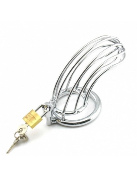 Metalowa Klatka Na Penisa Z Zamknięciem Small 40 mm - Klatki na penisa - 1