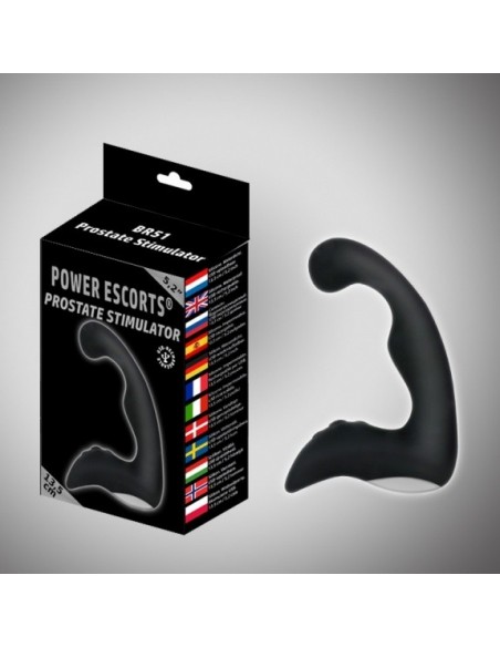 Stymulator i masażer prostaty Power Escorts Czarny - Masażery i stymulatory prostaty - 3