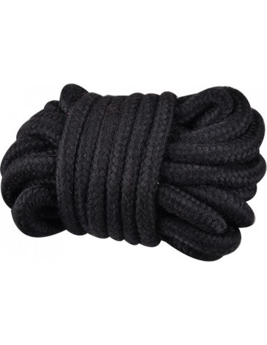 Lina BDSM Kinky Rope Black Soft Bondage Rope 5 m - Liny, sznury BDSM - 1
