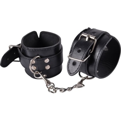 Kajdanki Kinky Cuffs Black Adjustable – regulowane, czarne - 1