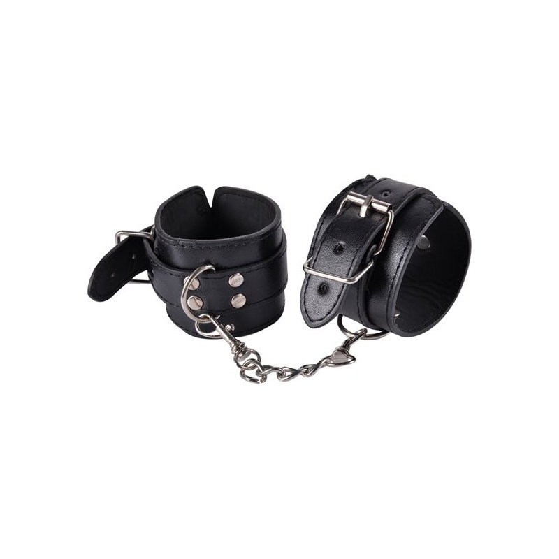 Kajdanki Kinky Cuffs Black Adjustable – regulowane, czarne - 1