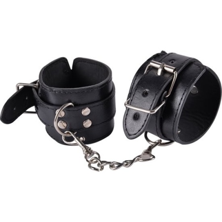 Kajdanki Kinky Cuffs Black Adjustable – regulowane, czarne - 1