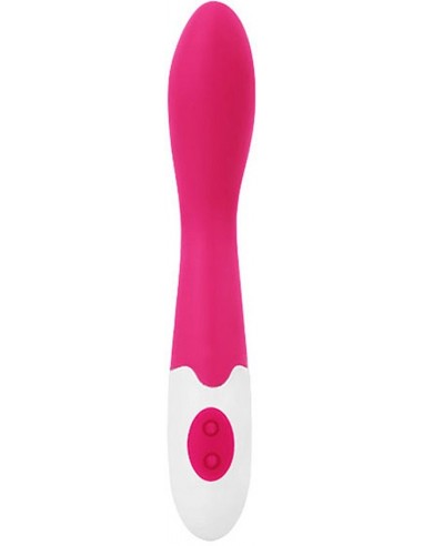 Wibrator Carly G Pink 20 Cm Silicone Vibrating 10 Speed - Wibratory Punktu G - 2