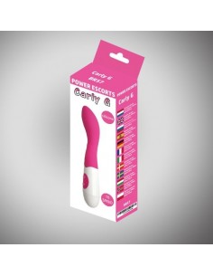 Wibrator Carly G Pink 20 Cm Silicone Vibrating 10 Speed - Wibratory Punktu G - 1