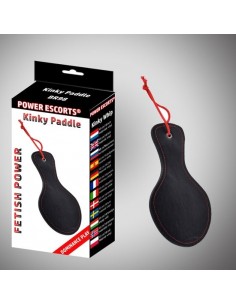 Packa Do Klapsów Kinky Paddle Black Paddle 17 Cm X 10 Cm - Baty, pejcze i packi - 1 2