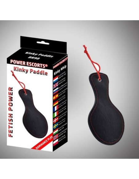 Packa Do Klapsów Kinky Paddle Black Paddle 17 Cm X 10 Cm - Baty, pejcze i packi - 2