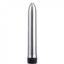 Wibrator klasyczny Toy Boy Silver 18 cm srebrny - 1