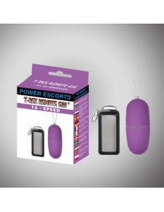 Jajeczko wibrujące T Rex Remote Egg Purple Remote 12 Funkcji - Wibratory Jajeczka - 1