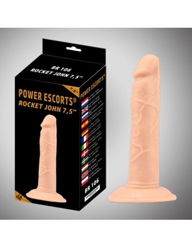 Dildo Rocket John Flesh Realistic Dildo 19 cm - Dilda realistyczne - 3