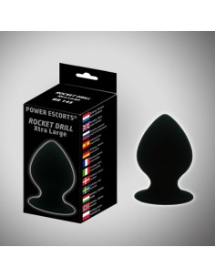 Duży korek analny Rocket drill xtra big suction cup 13x7,4 cm - Duże Korki Analne - 1