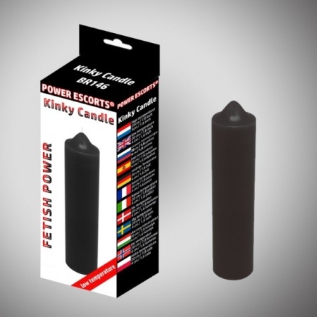 Świeca Do Masażu Kinky Candle Black Low Temperature Candle 20 cm - 1