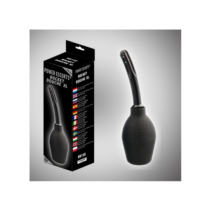 Irygator analny Rocket Douche XL czarny 310 ml - 1