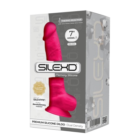 Silikonowe Dildo Sd.Model 1 (7") Pink Box - 2