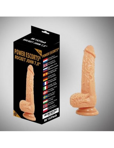 Dildo Rocket John Flesh  Dildo 20 cm - Dilda realistyczne - 1