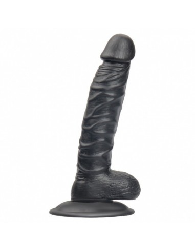Dildo Rocket John Black Realistic Dildo 21 cm - Dilda realistyczne - 1