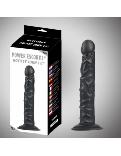 Dildo Gigant XL Rocket John BR111 25,5 cm Czarne - Dilda giganty - 1 2