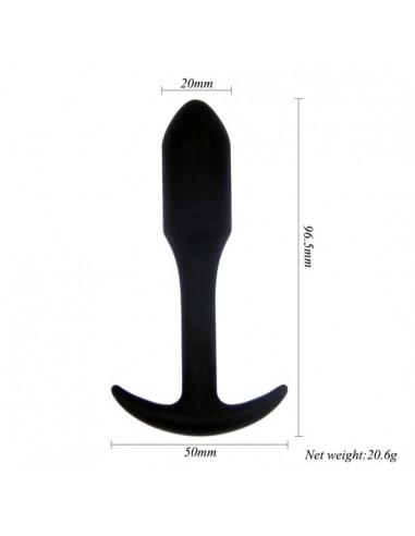 Buttplug Rocket Drill Black 9,6 Cm - Korki analne pozostałe - 4