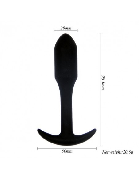 Buttplug Rocket Drill Black 9,6 Cm - Korki analne pozostałe - 4