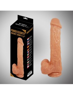 Dildo Gigant XL Rocket John 28,5 cm Cieliste - Dilda giganty - 1 2