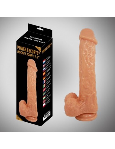 Dildo Gigant XL Rocket John 28,5 cm Cieliste - Dilda giganty - 2