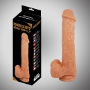 Dildo Rotacyjne Rocket John 28,5 cm Cieliste - 2
