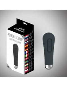 Stymulator Black Clit Massager 10 Cm / 4 Inch Rechargeable - Stymulatory łechtaczki - 1