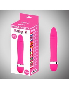 Wibrator Ruby G Pink Vibro 18,5 Cm - Wibratory Klasyczne - 1