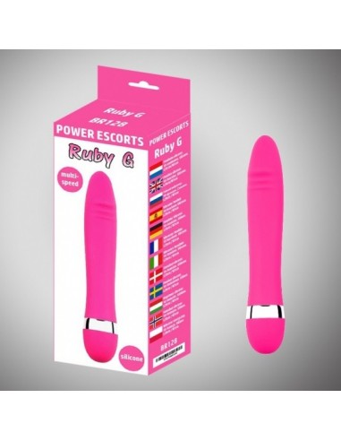 Wibrator Ruby G Pink Vibro 18,5 Cm - Wibratory Klasyczne - 1