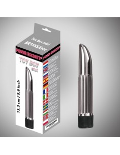 Mini wibrator szminka Toy boy 13,3 cm Silver - Wibratory Mini - 1