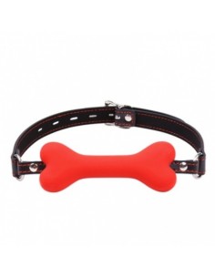 Knebel Bone Gag Red - Kneble do ust - 1