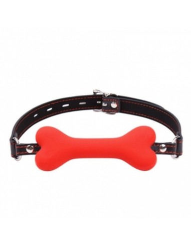 Knebel Bone Gag Red - Kneble do ust - 1