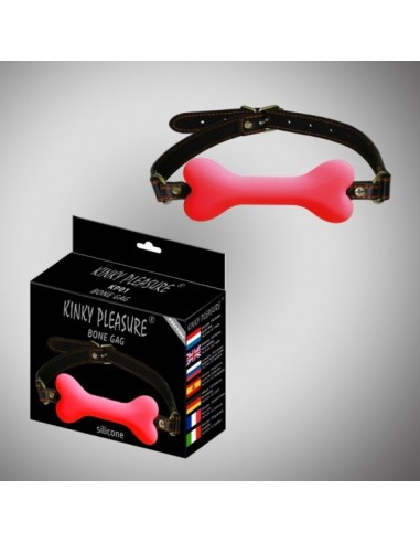Knebel Bone Gag Red - Kneble do ust - 3