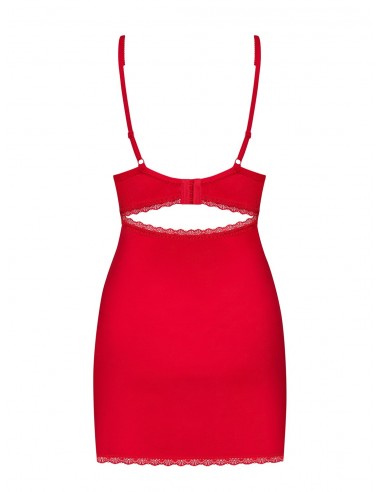 Bielizna Nocna Jolierose Koszulka I Stringi Czerwone  S/M - Koszule nocne - 3