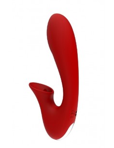 Wibrator ze Stymulacją Łechtaczki Red Revolution Iris - Wibratory Króliczki - 1