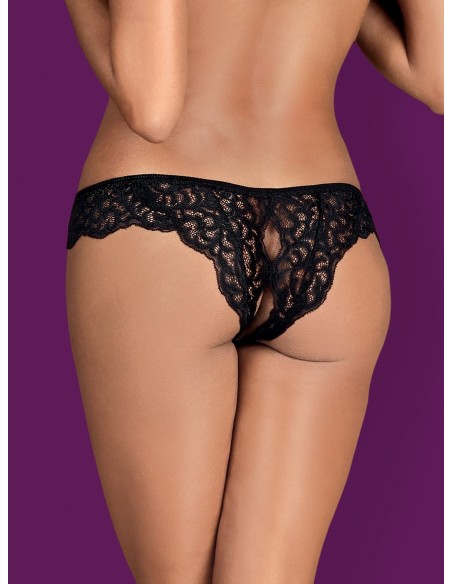 Kusząca bielizna Laluna Figi Otwarte Czarne  S/M - Figi - 6