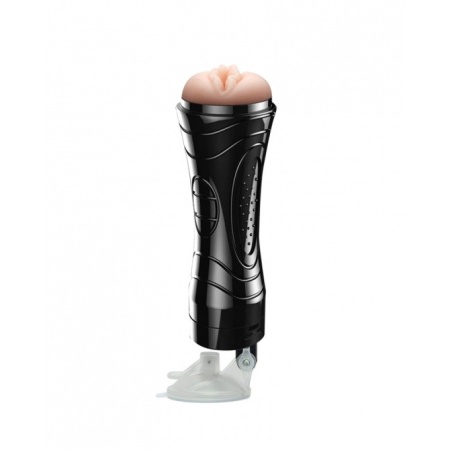 Masturbator naścienny Quickies Black 24 cm - 2